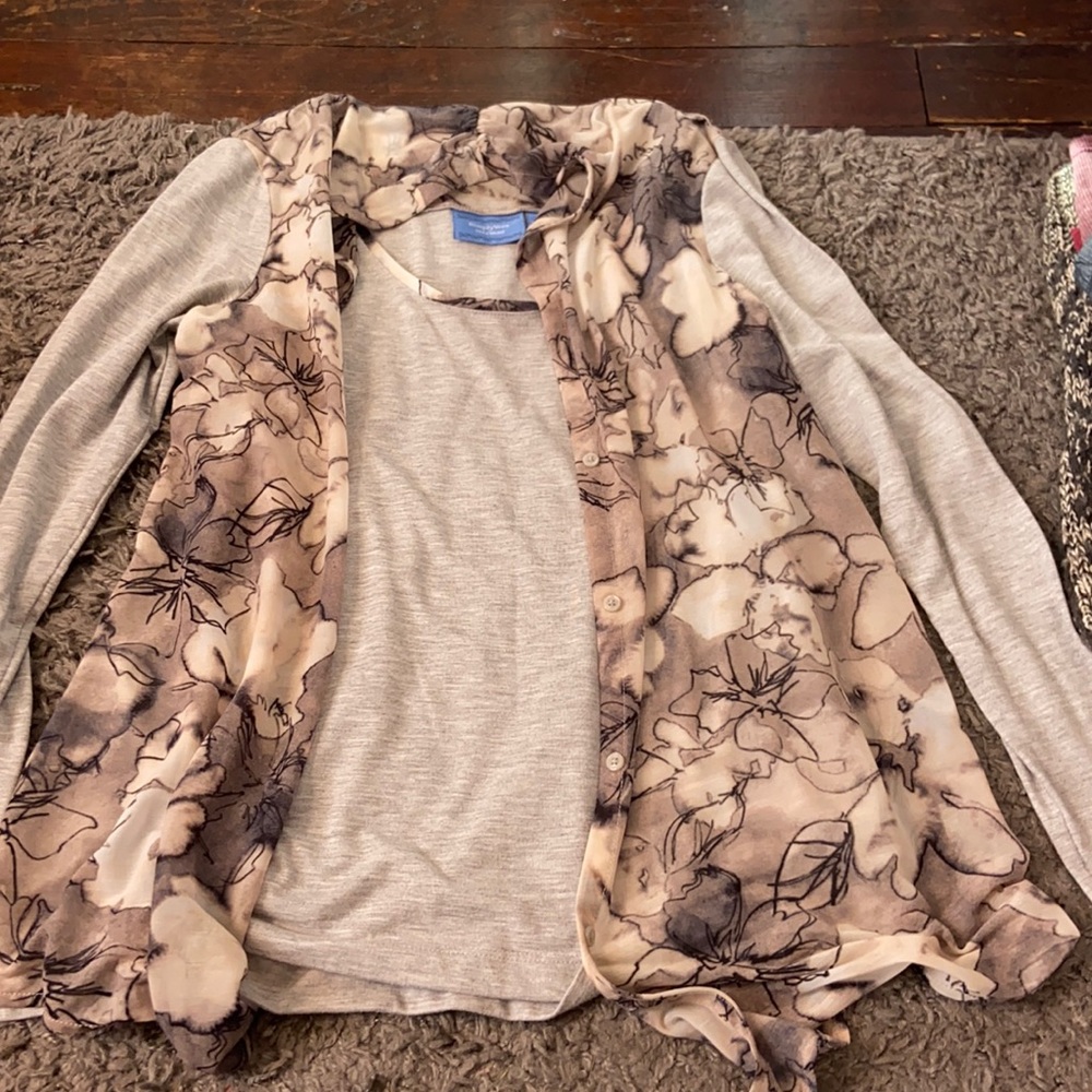 simply vera, small, long sleeve top